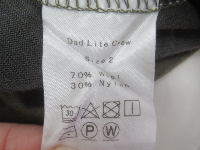 RawLow Mountain Works（ロウロウマウンテンワークス）  Dad Lite Crew
