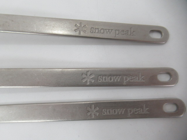 Snow Peak(スノーピーク) ワッパー武器 3本セット