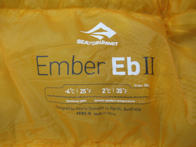SEA TO SUMMIT（シートゥーサミット）  Ember EbII エンバーダウンキルト レギュラー