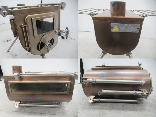 tent-Mark DESIGNS(テンマクデザイン) ウッドストーブM サイドヴュー セット 63mm