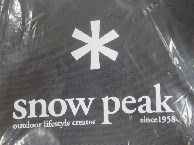 Snow Peak(スノーピーク) マルチパーパストートバッグ S ブラック (1)