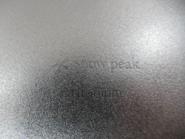 Snow Peak(スノーピーク) トレックチタンプート (4)