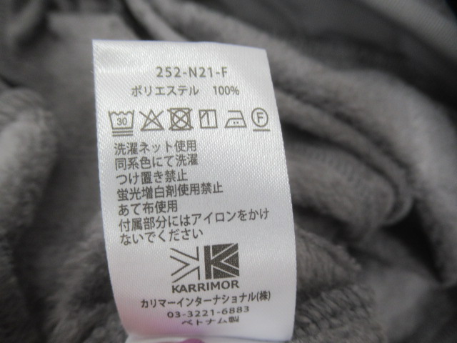 karrimor(カリマー) オクタ スウェット ジップ フーディー グレー