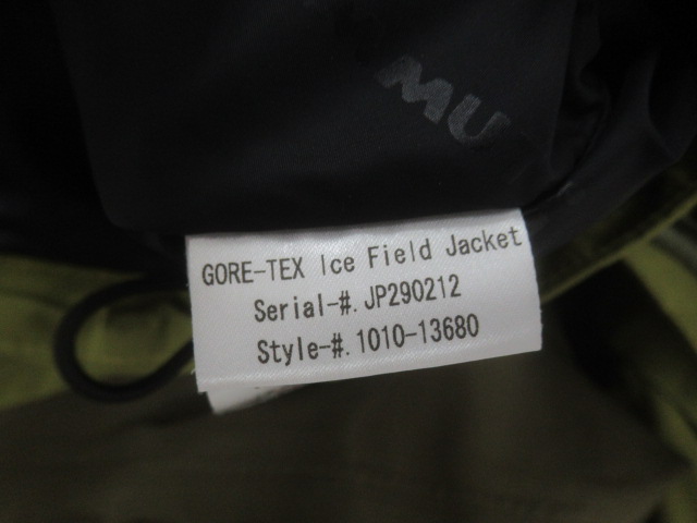 MAMMUT(マムート) GORE-TEX Ice Field Jacket