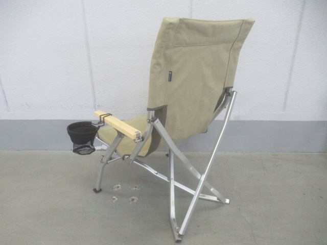Snow Peak（スノーピーク）  ローチェア30 カーキ カップホルダーセット