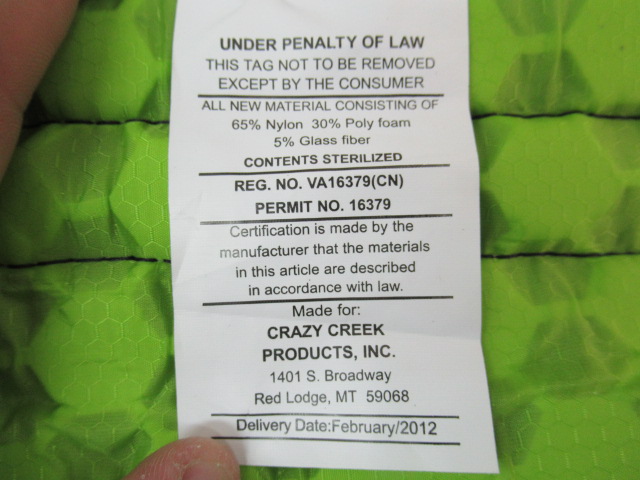 その他ブランド  CRAZY CREEK Hex2.0