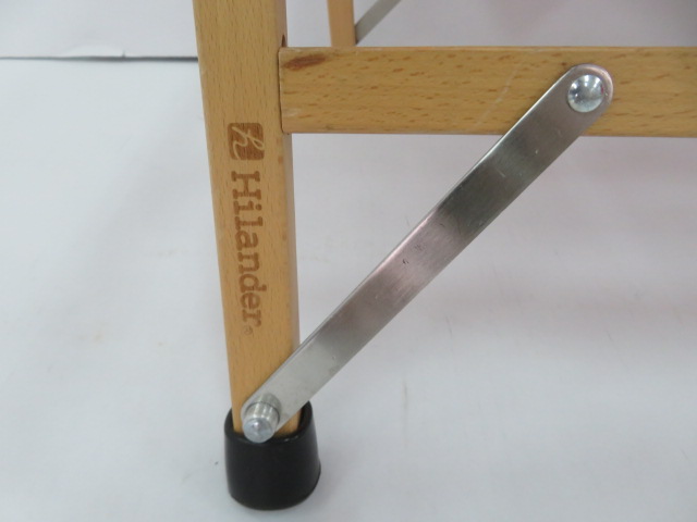 Hilander(ハイランダー) ウッドフレームチェア コットン レッド