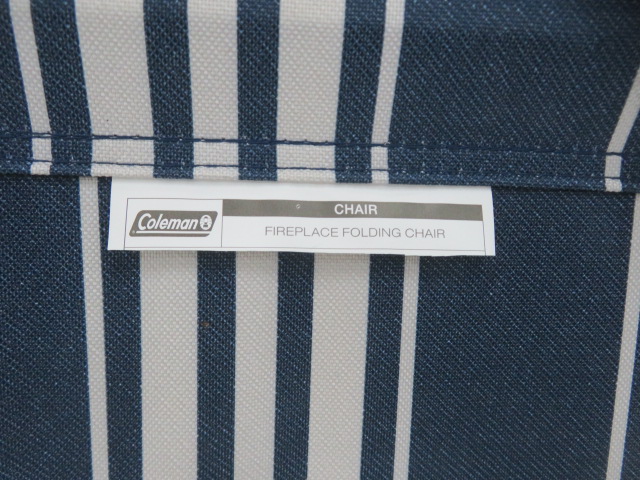 Coleman（コールマン）  ファイヤープレイスフォールディングチェア ネイビーボーダー