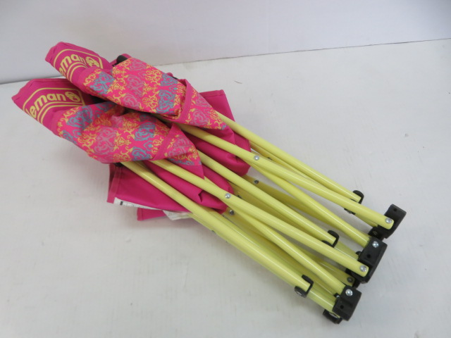 Coleman（コールマン）  ファンチェアダブル フォリッジピンク (2)