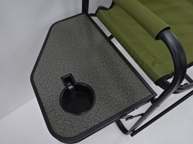 Coleman（コールマン）  サイドテーブル付デッキチェア オリーブ 2000033809