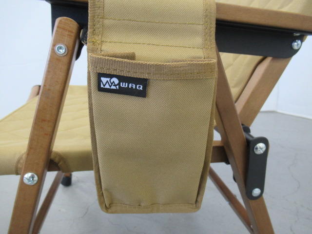 その他ブランド フォールディング ウッドチェア タン