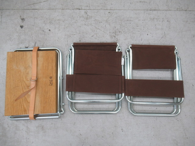 その他ブランド DAIS ピクニックチェア 2脚、テーブル セット