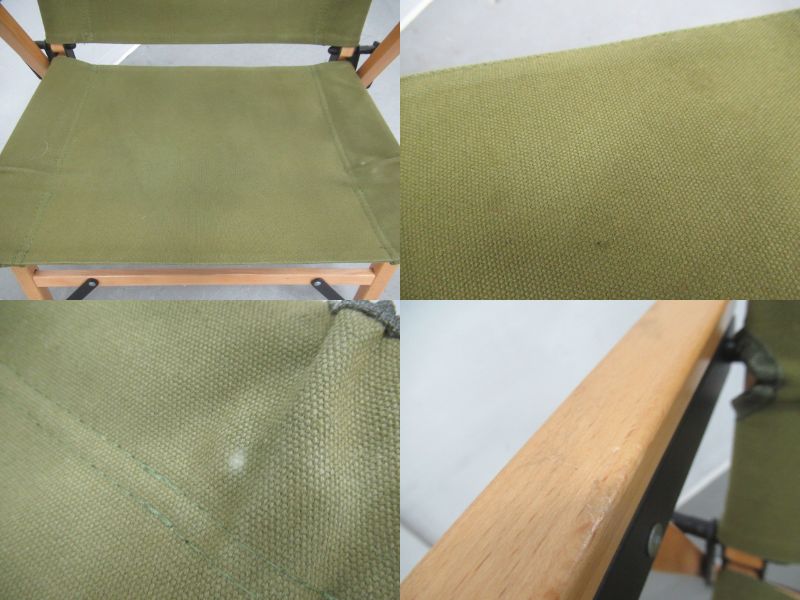 FIELDOOR（フィールドア）  クラシックチェア カーキ 2脚セット