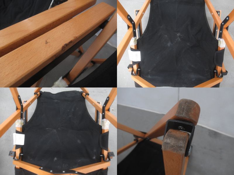 その他ブランド  ANOBA ウッドハイバックチェアロータイプ 2脚セット