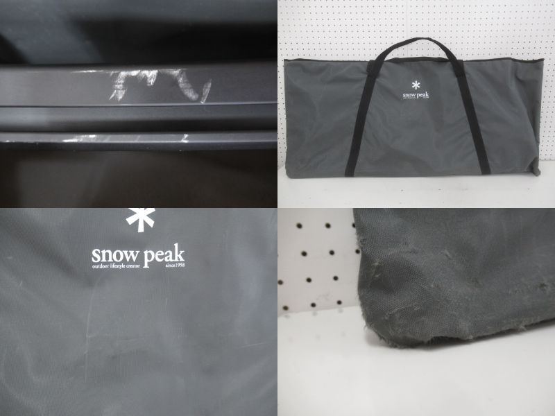 Snow Peak（スノーピーク）  IGTアイアングリルテーブルフレームロング ブラック セット