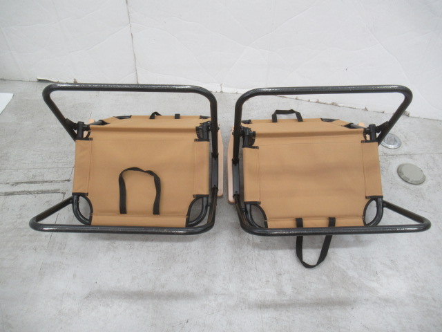 QUICKCAMP（クイックキャンプ）  一人掛け 折りたたみ ローチェア 2脚カバーセット