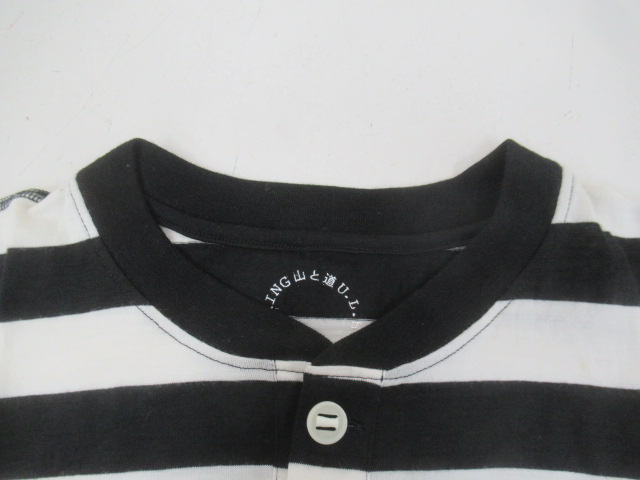 山と道 メリノヘンリーTシャツ