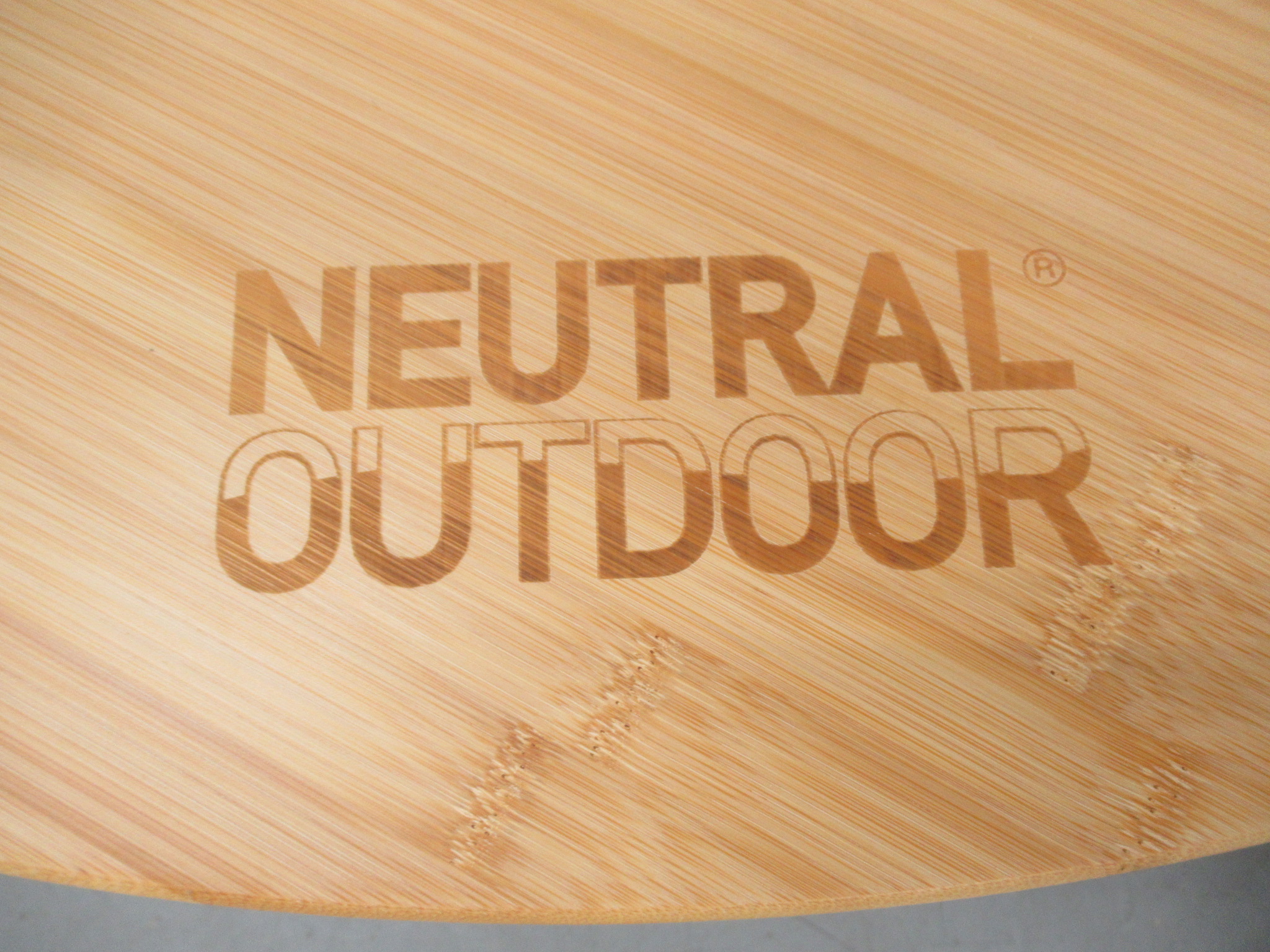 NEUTRAL OUTDOOR（ニュートラルアウトドア）  バンブーラウンドテーブル