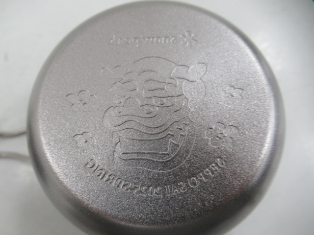 Snow Peak（スノーピーク）  深型チタンシェラカップ 2025 SPRING 3点セット