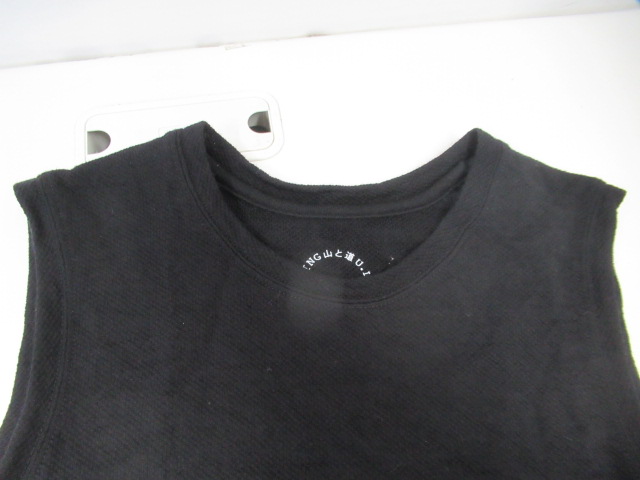 山と道 DF Mesh Merino Sleeveless ブラック