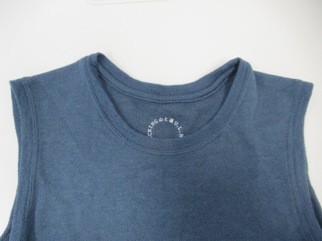 山と道 DF Mesh Merino Sleeveless ブルー