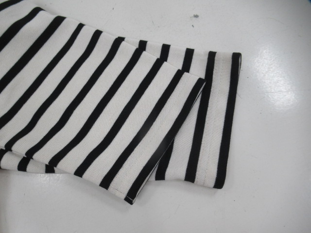 BRING（ブリング）  DRYCOTTONY バスクシャツ Ecru×Black