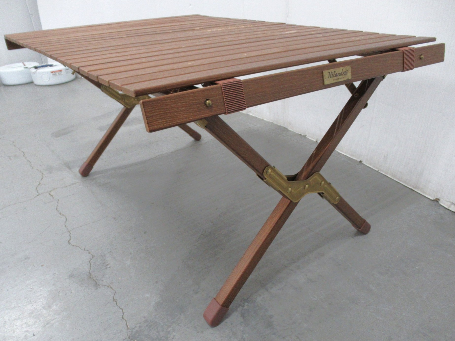 Hilander（ハイランダー）  ウッドロールトップテーブルLIGHT 90