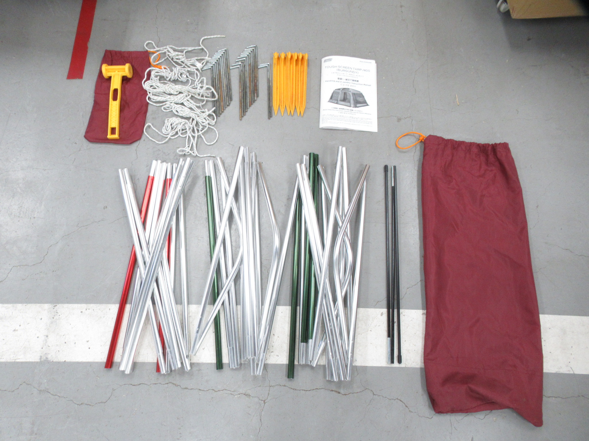 Coleman（コールマン）  タフスクリーンタープ/400 バーガンディ