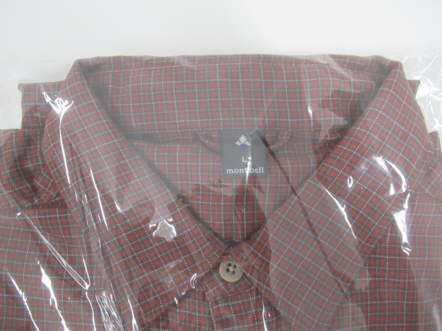 mont-bell（モンベル）  WIC.O.D.シャツ ワインレッド
