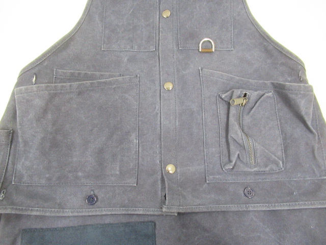 DOD（ディーオーディー）  ベベベノヴェスト ネイビー エプロン ベスト