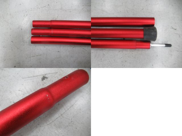 村の鍛冶屋（ムラノカジヤ）  伸縮アルミタープポール 240cm×2本セット