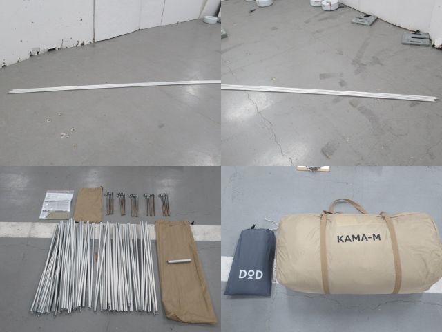 DOD（ディーオーディー）  カマボコテント3M タン グランドシートセット