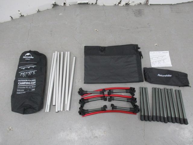 NatureHike(ネイチャーハイク) フォールディング キャンプベッド XJC06 Black2