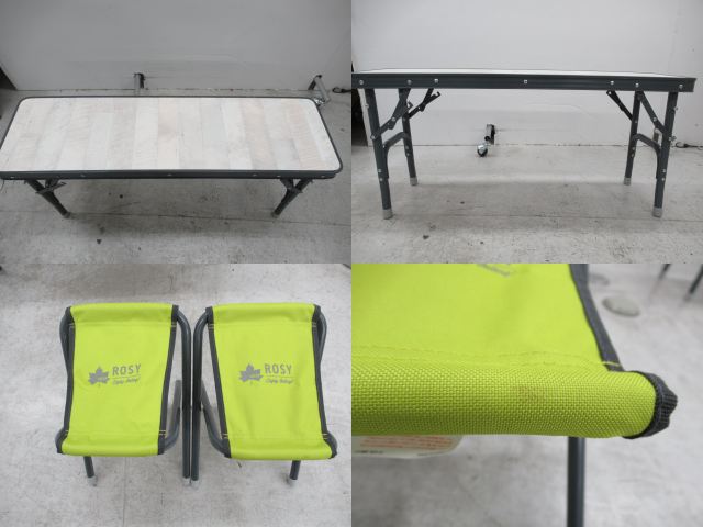 LOGOS（ロゴス）  ROSY ファミリーベンチテーブルセット