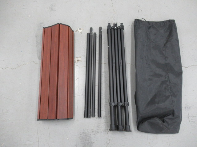 BUNDOK（バンドック）  アルミロールテーブル 木目 115