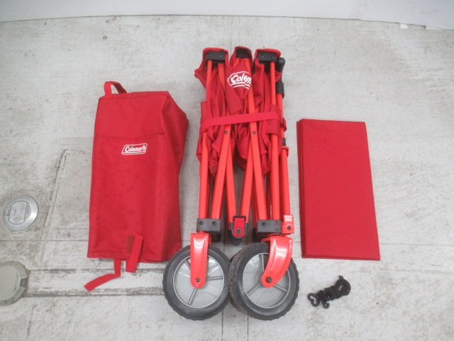 Coleman（コールマン）  アウトドアワゴン レッド