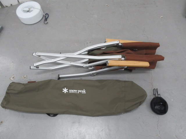 Snow Peak（スノーピーク）  ローチェア30 ブラウン セット