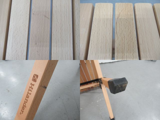 Hilander(ハイランダー) ウッドロールトップテーブル2 90