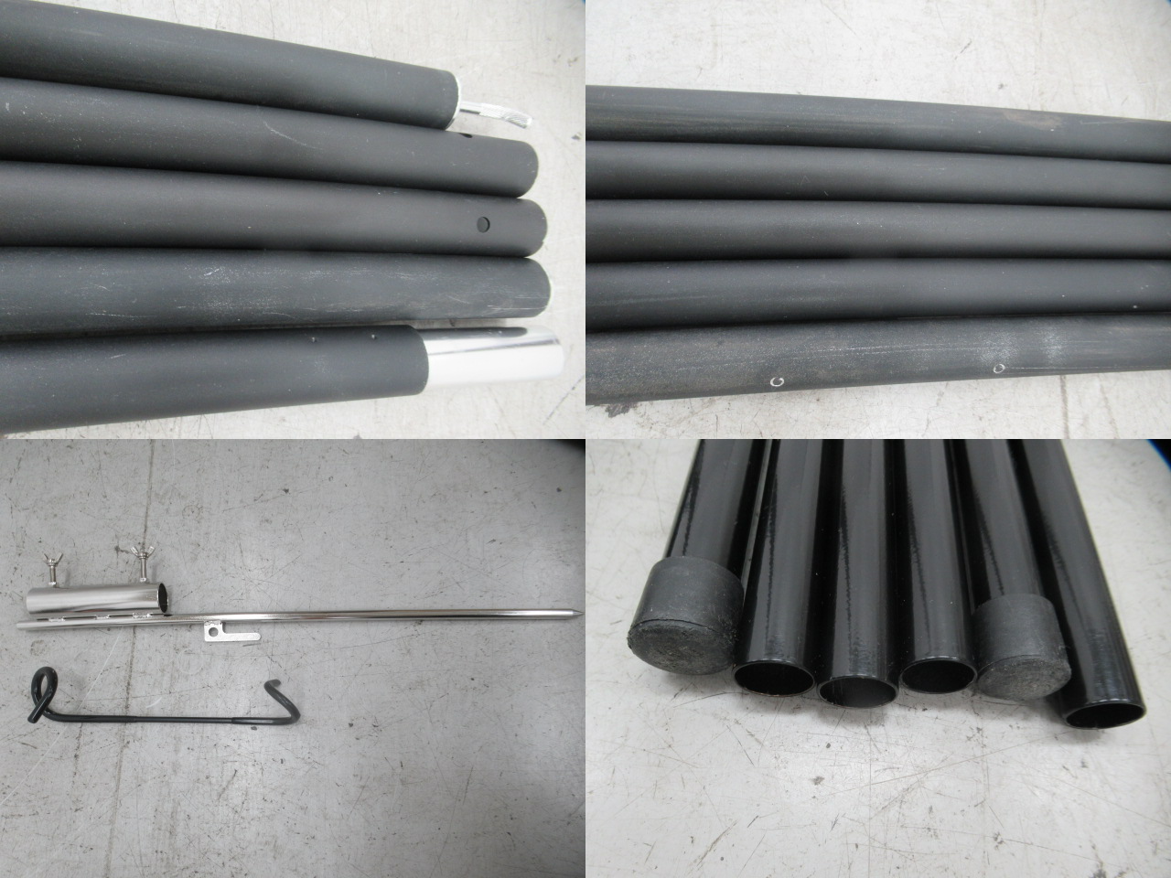 DOD（ディーオーディー）  ビッグタープポール セット ブラック XP5-507K