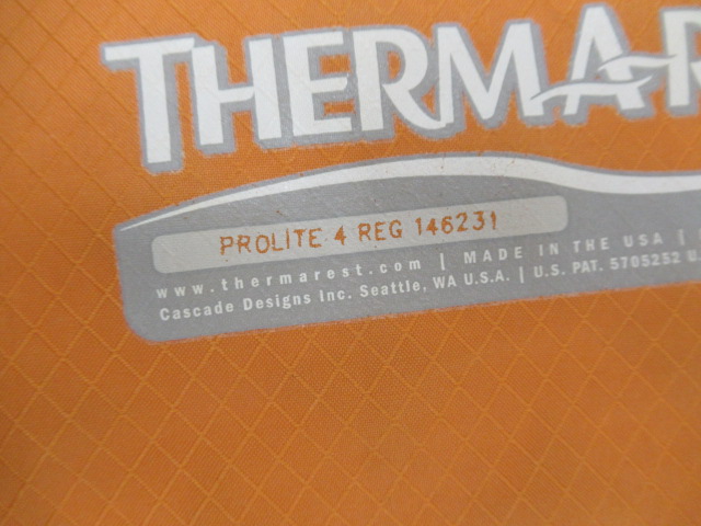 THERMAREST（サーマレスト）  プロライト4 レギュラー