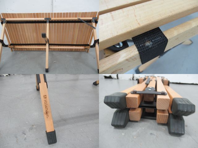 Hilander（ハイランダー）  ロールトップテーブル ウッド 120 HCA-0207