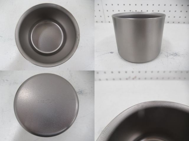 Snow Peak（スノーピーク）  スタッキングマグ雪峰 M200 H450 セット チタン