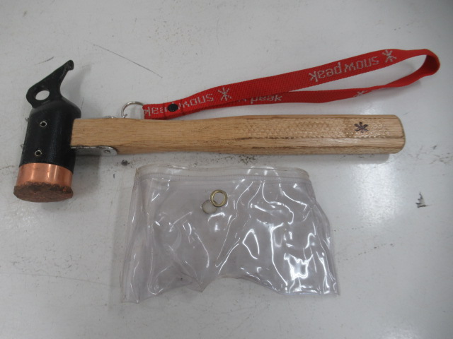 Snow Peak（スノーピーク）  ペグハンマーPro.C ソリッドステーク8本 ケースセット