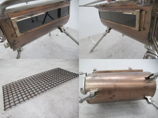 tent-Mark DESIGNS（テンマクデザイン）  ウッドストーブサイドヴューＭ ケース＋煙突セット 63mm