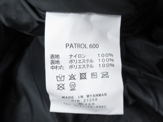 ISUKA（イスカ）  Patrol 600 パトロール600  イスカ 春夏用