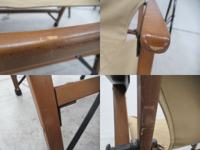 QUICKCAMP（クイックキャンプ）  1人掛け ウッドローチェア 2脚セット