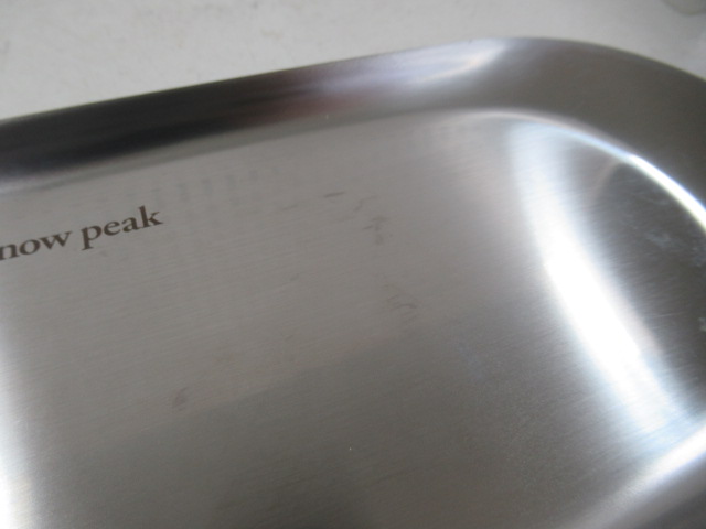Snow Peak(スノーピーク) ステンレストレー ノベルティ