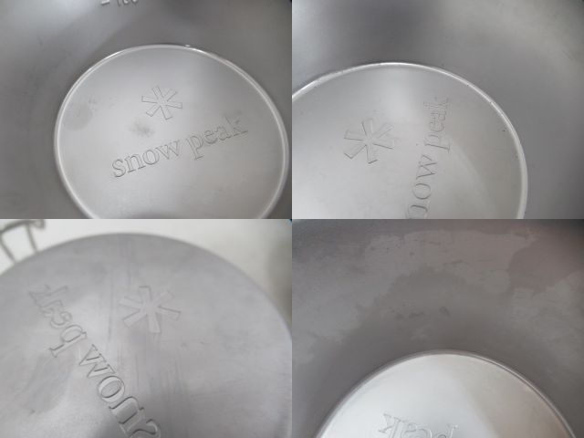 Snow Peak（スノーピーク）  ステンレスシェラカップ 4点セット