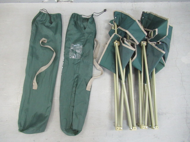 CAPTAIN STAG（キャプテンスタッグ）  CSラウンジチェアtype2(グリーン) 2脚セット