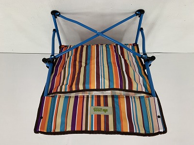 LOGOS（ロゴス）  ストライプあぐらチェア 73173016